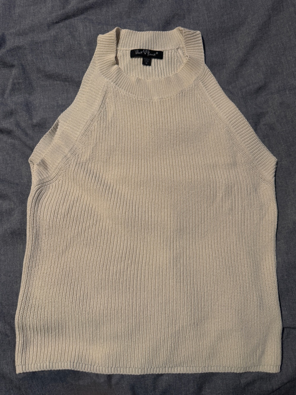 Velvet Heart Men's Cream Crewneck Knit Sweater